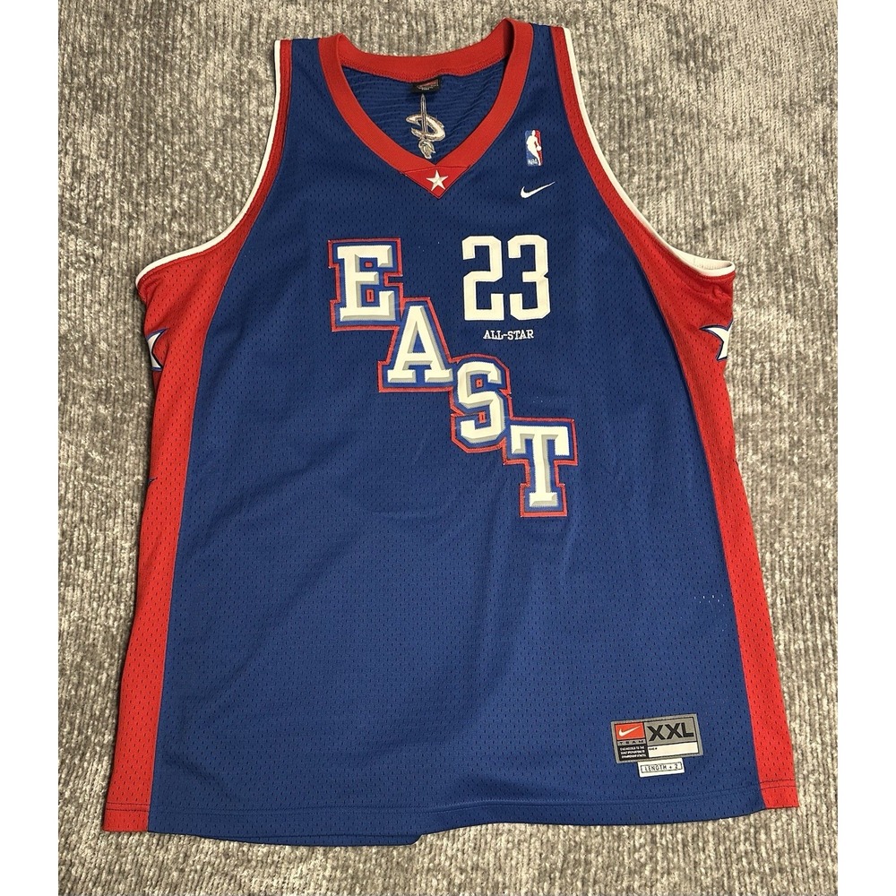 2004 Nike NBA All Star Game East Lebron James #23 Cleveland Cavaliers Jersey XXL